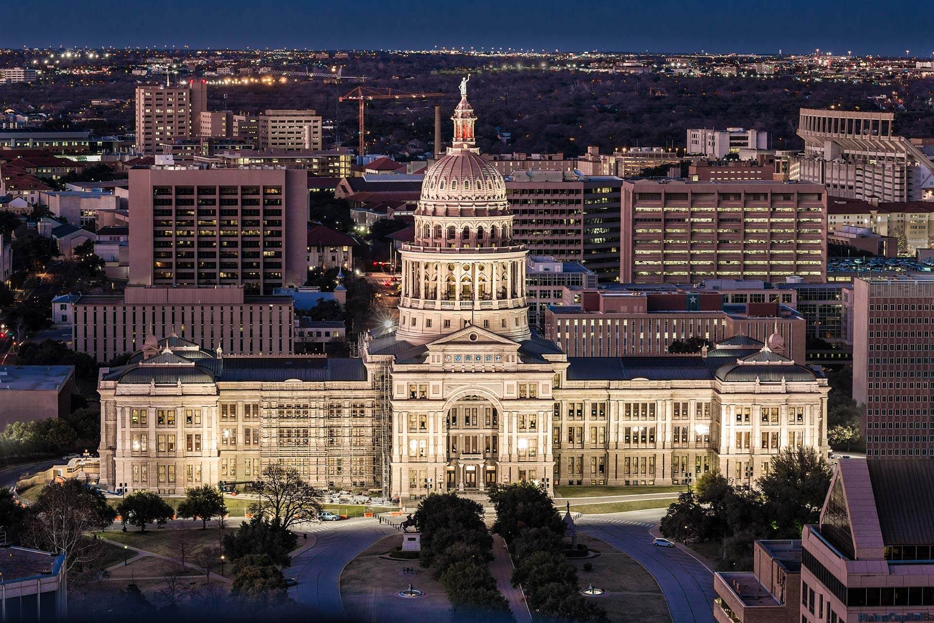 Texas State Capitol building in Austin