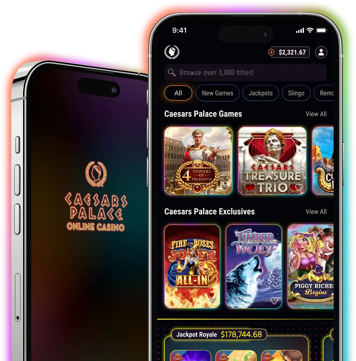 Caesars Palace Online Casino mobile app