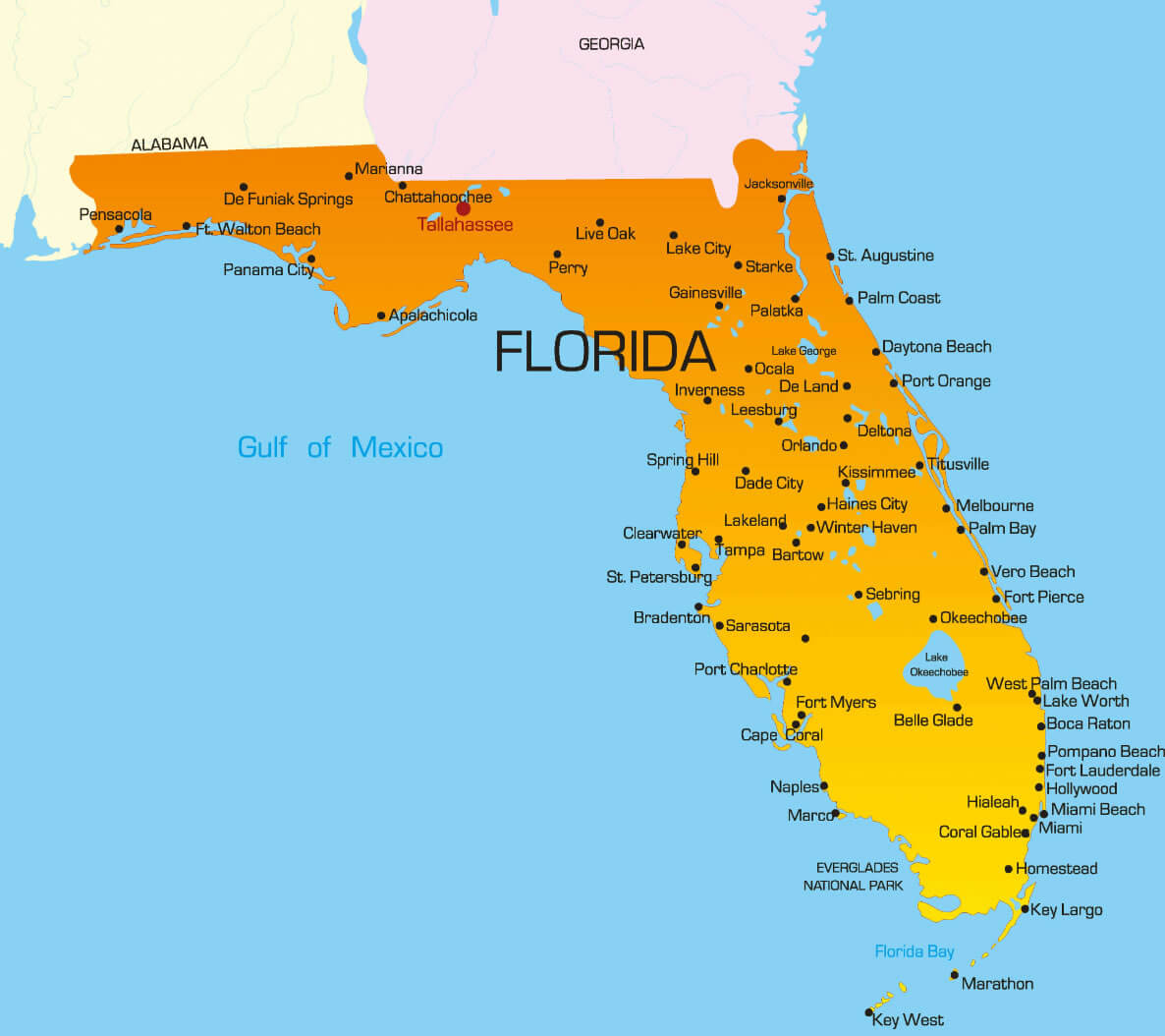 Florida state map