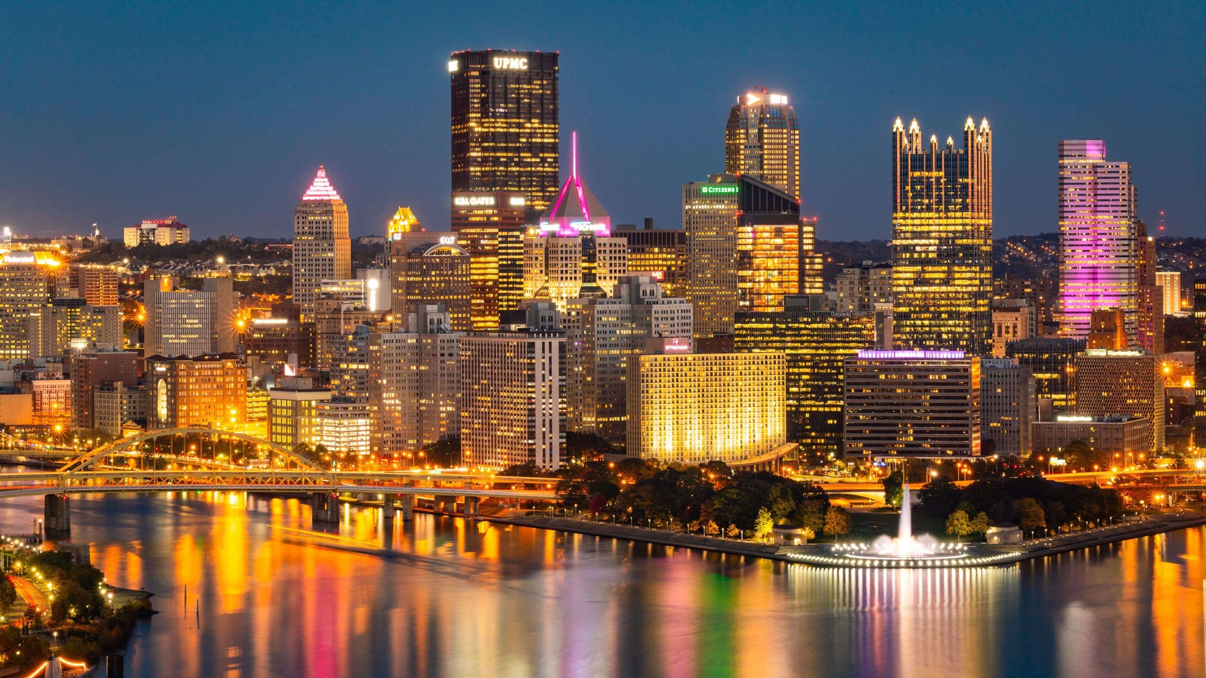 Pennsylvania city skyline