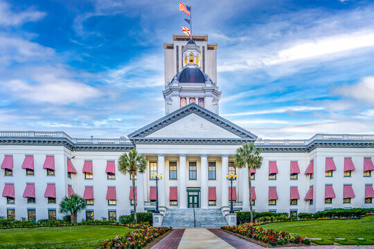 Florida State Capitol building in Tallahassee
